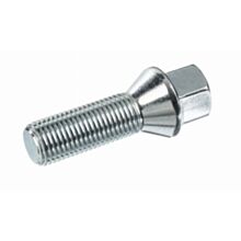 Śruba mocująca M14x1,5, gwint 35mm, stożek, klucz 17