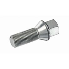 Śruba mocująca  M14x1,25, gwint 30mm,  stożek, klucz 17