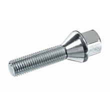 Śruba mocująca M12x1,5, gwint 40mm, stożek, klucz 17