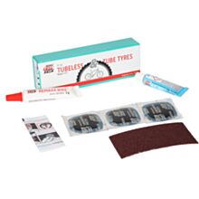 TT 13 Zestaw łatek do naprawy opon rowerów szosowych, dętkowych i bezdętkowych  