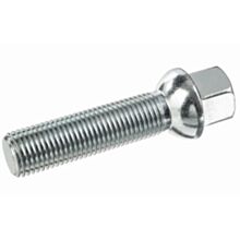 Śruba mocująca M14x1,5, gwint 50mm, kula, klucz 17