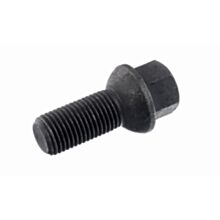 Śruba mocująca M14x1,5, gwint 28mm, kula, klucz 17, czarna