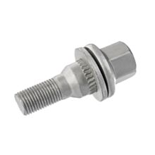 Śruba mocująca pływająca M12x1,25, płaska podkładka, gwint 19mm, klucz 17, Dacromet Citroen Peugot