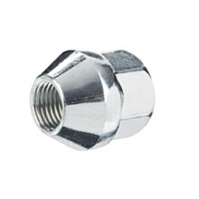 Nakrętka mocująca M12x1,25 otwarta, z kołnierzem, 25mm, klucz 19 TUV