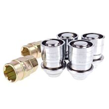 Nakrętki zabezpieczające M12x1,5 ruchoma tuleja, 37mm, klucz 19/21, ruchomy szeroki stożek