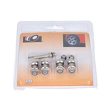 Zawór metalowy skręcany typ V007 ukryty do kół bezdętkowych samochodów osobowych średnica osadzenia 8,3 mm