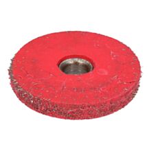 Szczotka PCV czerwona, średnica 50 x 7 mm