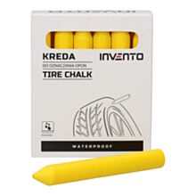 Kreda marker do opon wodoodporna Żółta Invento - 1 sztuka