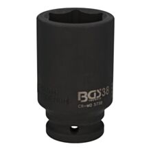 Nasadka udarowa sześciokątna, głęboka 3/4" | 38 mm