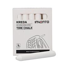 Kreda marker do opon wodoodporna Biała Invento  - 1 sztuka