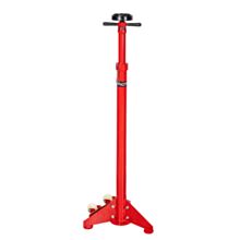 Podnośnik śrubowy mechaniczny / podpora kobyłka stojak kółka 750kg  INVENTO