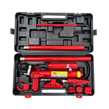 Rozpierak hydrauliczny / siłownik blacharski 10t + akcesoria (żabka, adaptery)