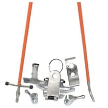 Ręczna montażownica do opon ciężarowych bezdętkowych zestaw INVENTO + torba z akcesoriami