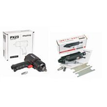 Zestaw INVENTO klucz udarowy 1/2" ze szlifierką szybkoobrotową z tulekją 6 mm