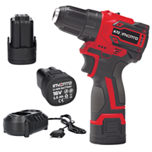 Wiertarka akumulatorowa 3/8" INVENTO A72 - zestaw  + 2x bateria 1,5Ah