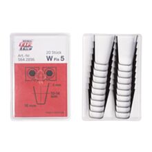Nożyki W Fix 5, 10-14 mm, do wyrzynarki/nacinarki Rubber Cut, 20 szt