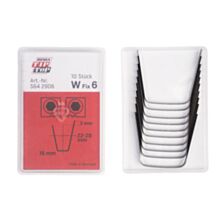 Nożyki W Fix 6, 22-28 mm, do wyrzynarki/nacinarki Rubber Cut, 10 szt