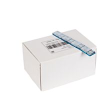 Opakowanie 100 pasków ciężarków klejonych  srebrnych zaokrąglonych 5g/10g stalowych