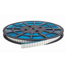 Rolka ciężarków klejonych  szarych zaokrąglonych 5g stalowych