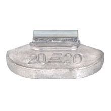 Ciężarki Ołowiane Nabijane 20g do Stalowych Felg INVENTO 100 szt