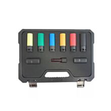 Zestaw nasadek udarowych Tesla, Ford (x2), Kia, Hyundai, Mercedes + przedłużka/ adapter