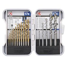 Zestaw wierteł do metalu i betonu 1,5 - 10mm 17szt